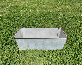 Vintage metal bin A&P,  Large metal bin 35" x 16" x 11 1/2” tall