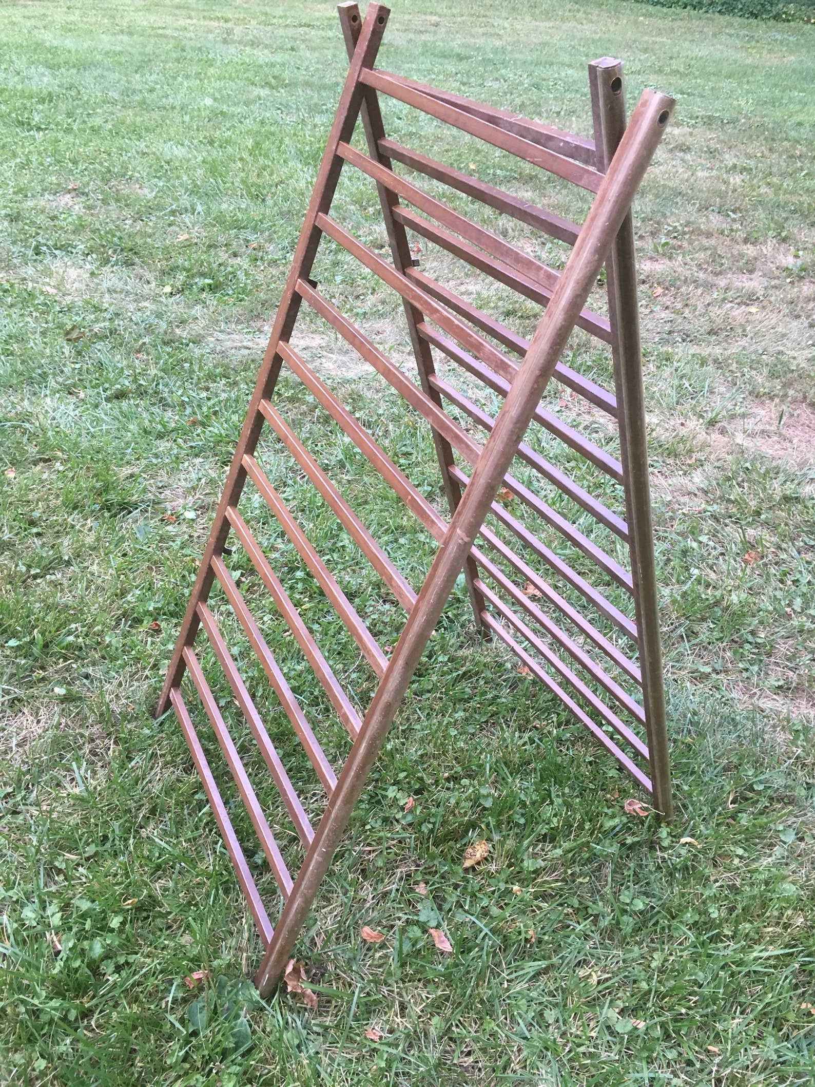 Vintage Crib Parts Craft Fair Ladder Clothes Dryer Craft Etsy