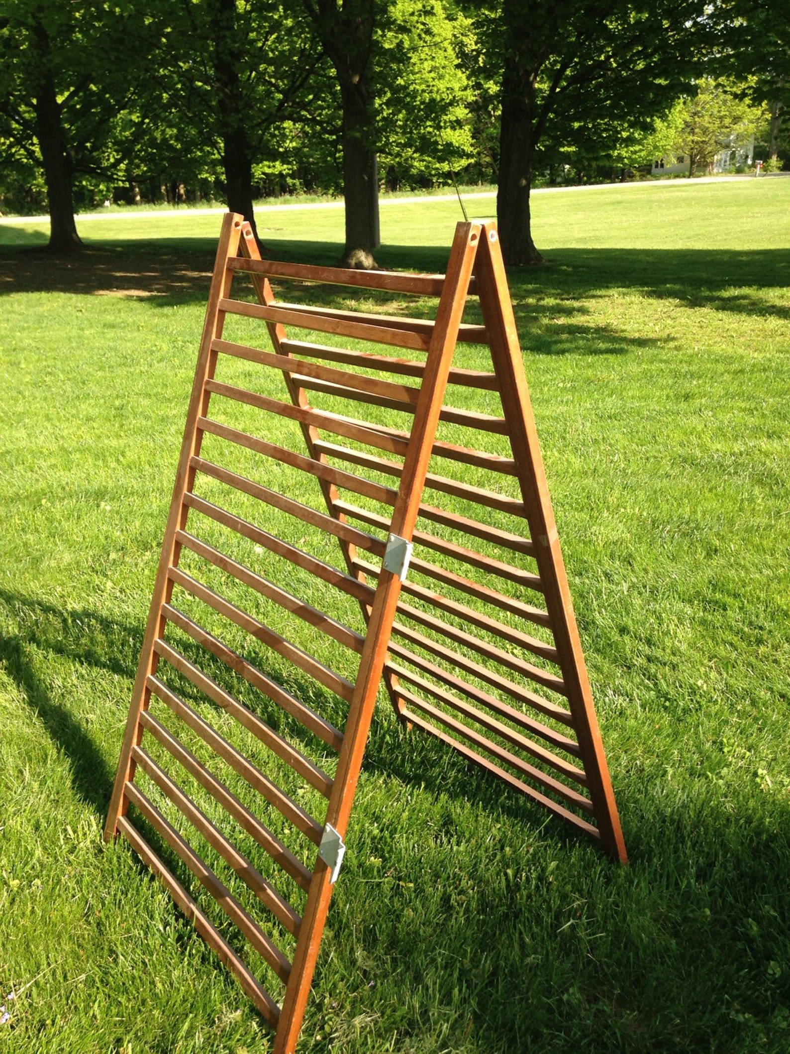 Vintage Crib Parts Craft Fair Ladder Clothes Dryer Craft Etsy
