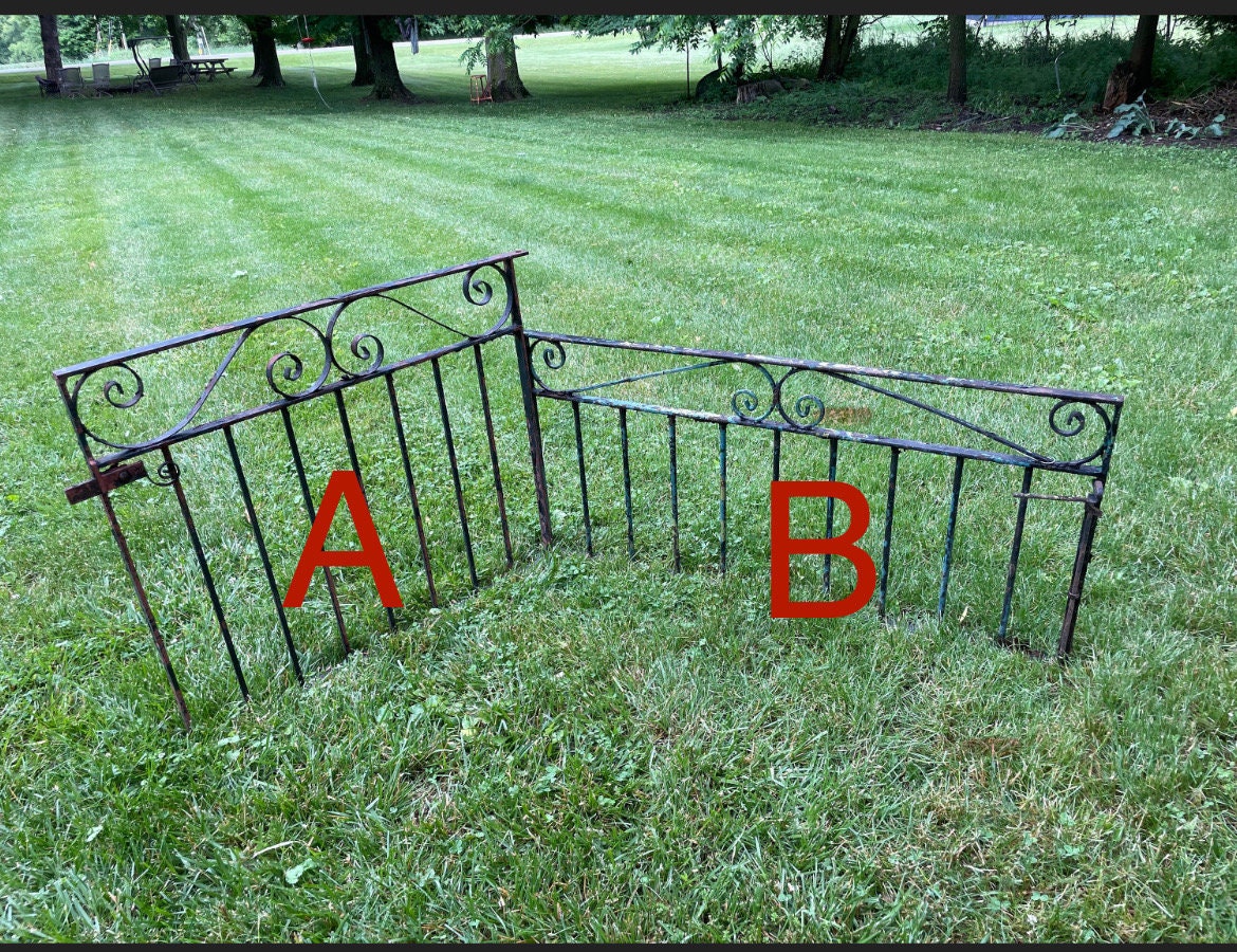 Vintage Garden Gate • Wrought iron  garden gate