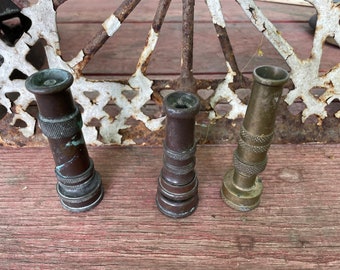 Vintage hose nozzles