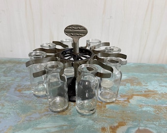 Portasellos de goma vintage • Botellas de especias vintage