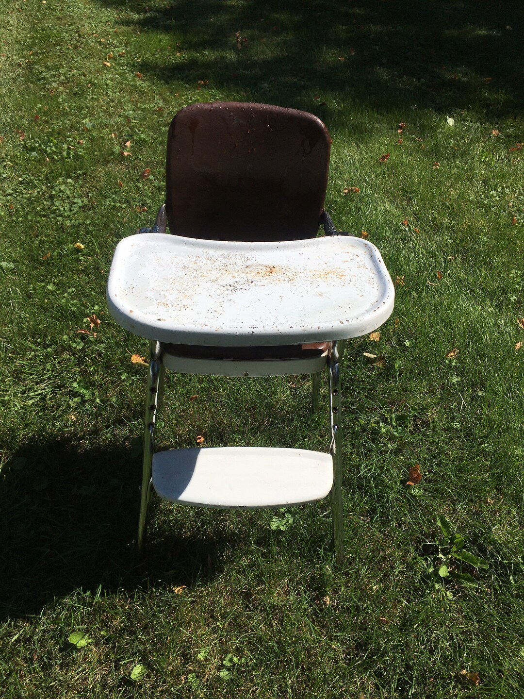 Vintage Metal High Chair Etsy
