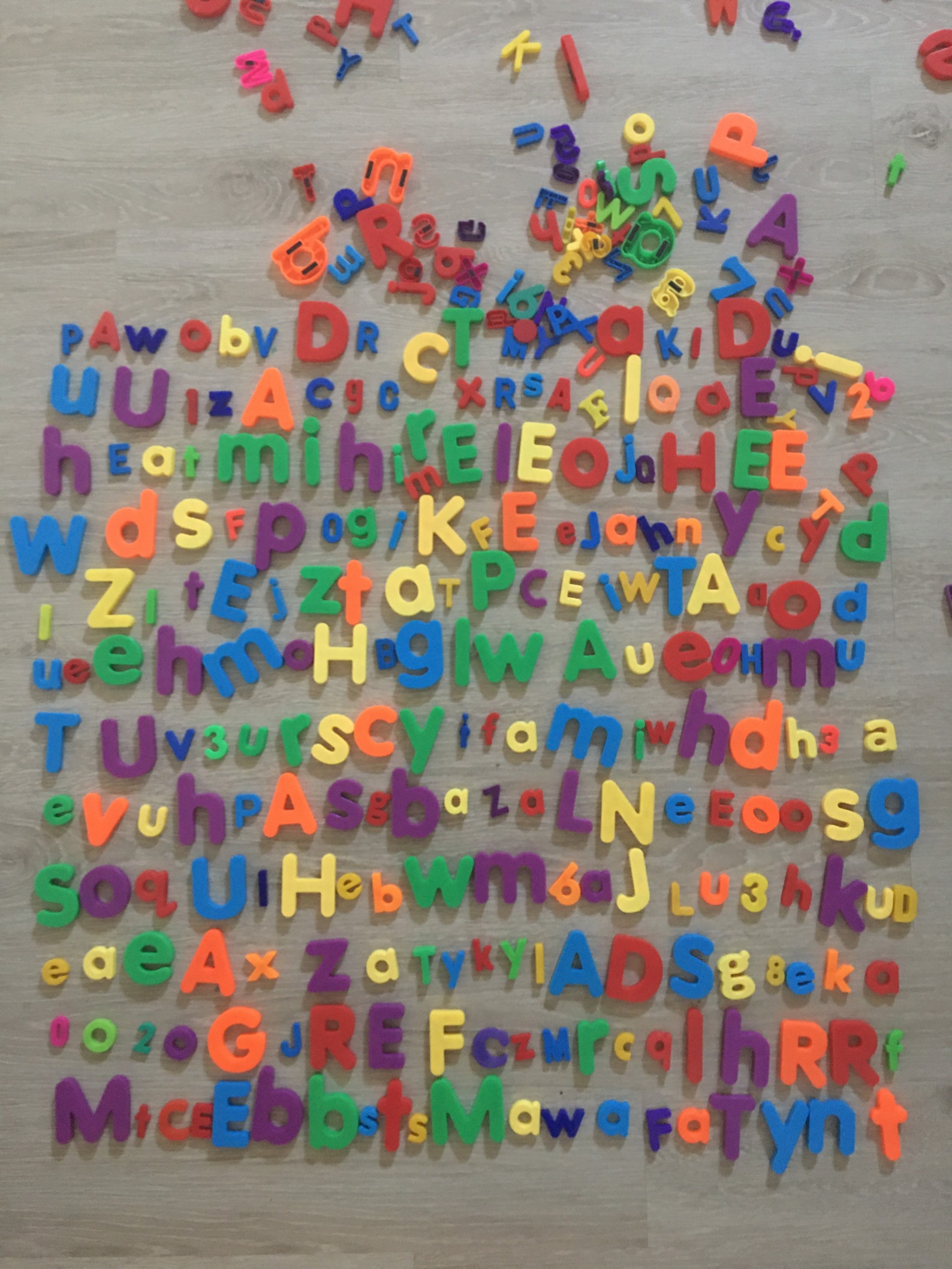 Plastic magnetic letters colorful magnet letters | Etsy