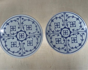 Wintering Strawflower dinner plates • Bavaria Wintering plates