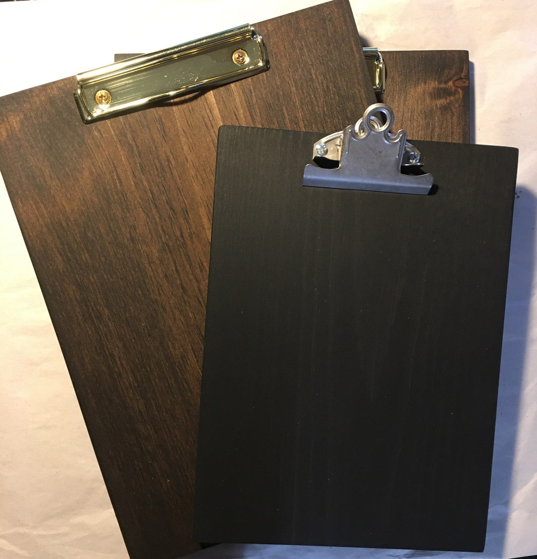 Set of 30 4 X 8 or 5 X 9 Wooden Clipboards Restaurant Check Presenter Menu Clipboard Restaurant