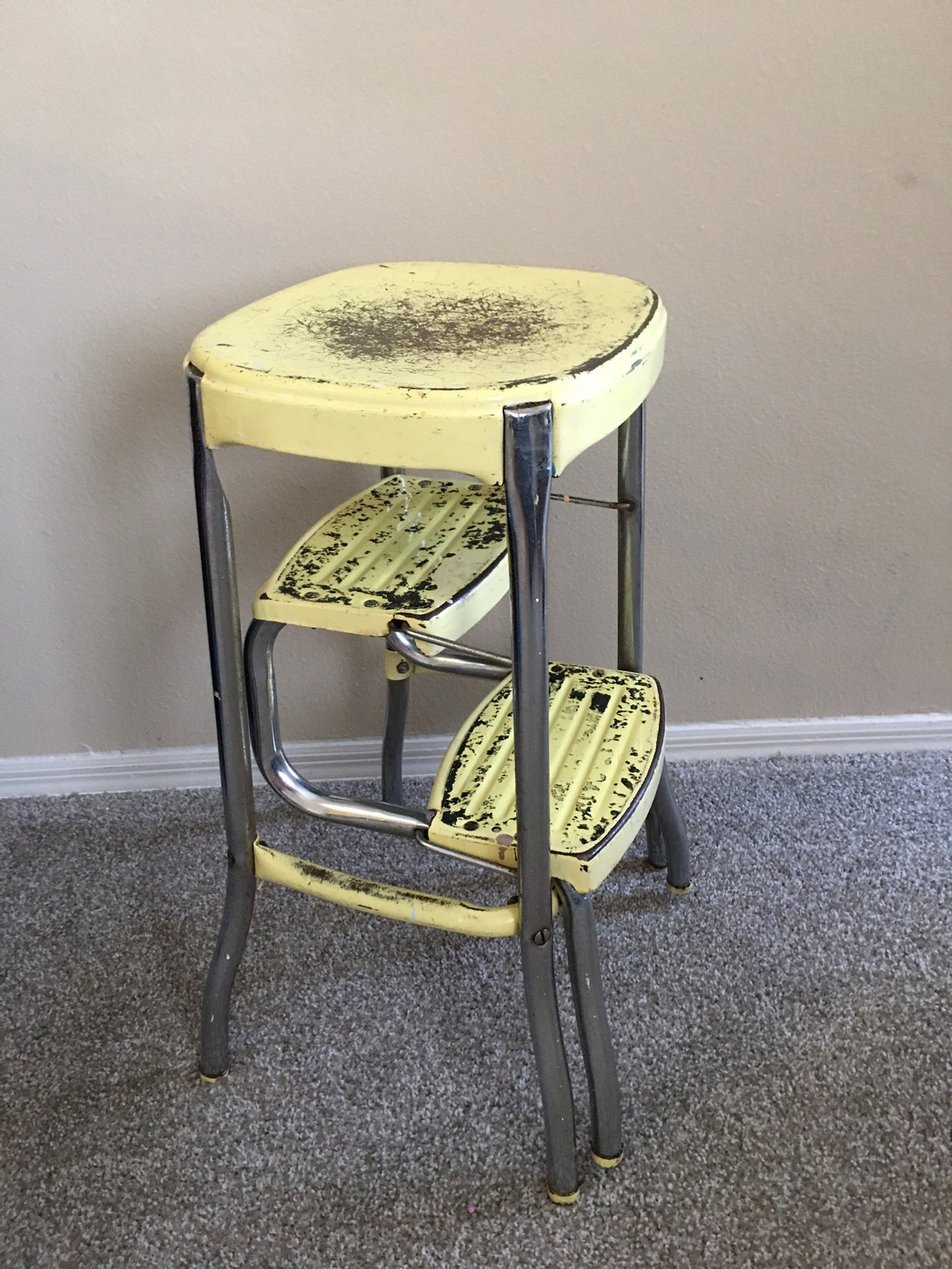 Vintage kitchen step stool vintage cosco stool | Etsy
