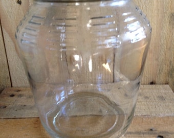 Vintage glass jar