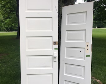 Antique Wood 5 panel door