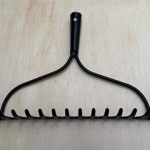 Rake hanger • steel rake • jewelry hanger  • wine glass holder • towel hanger