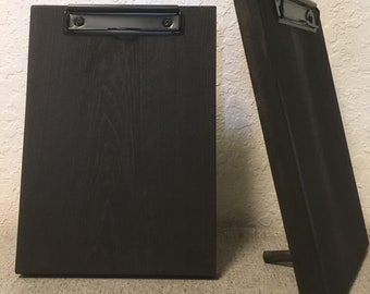 Standing Clipboard with kickstand • Custom Wood Clipboard