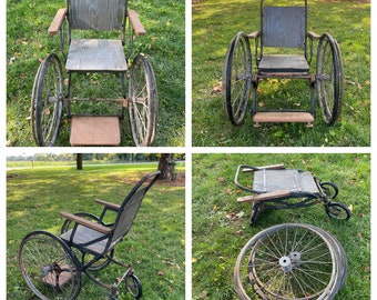 Antique wheelchair •  wheelchair