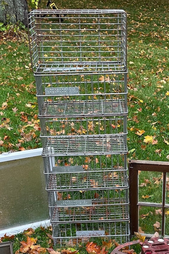 テント・タープ Vtg wire l milk crate vintage wire milk crate | eBay