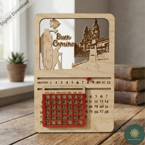 Perpetual Desk Calendar - Etsy