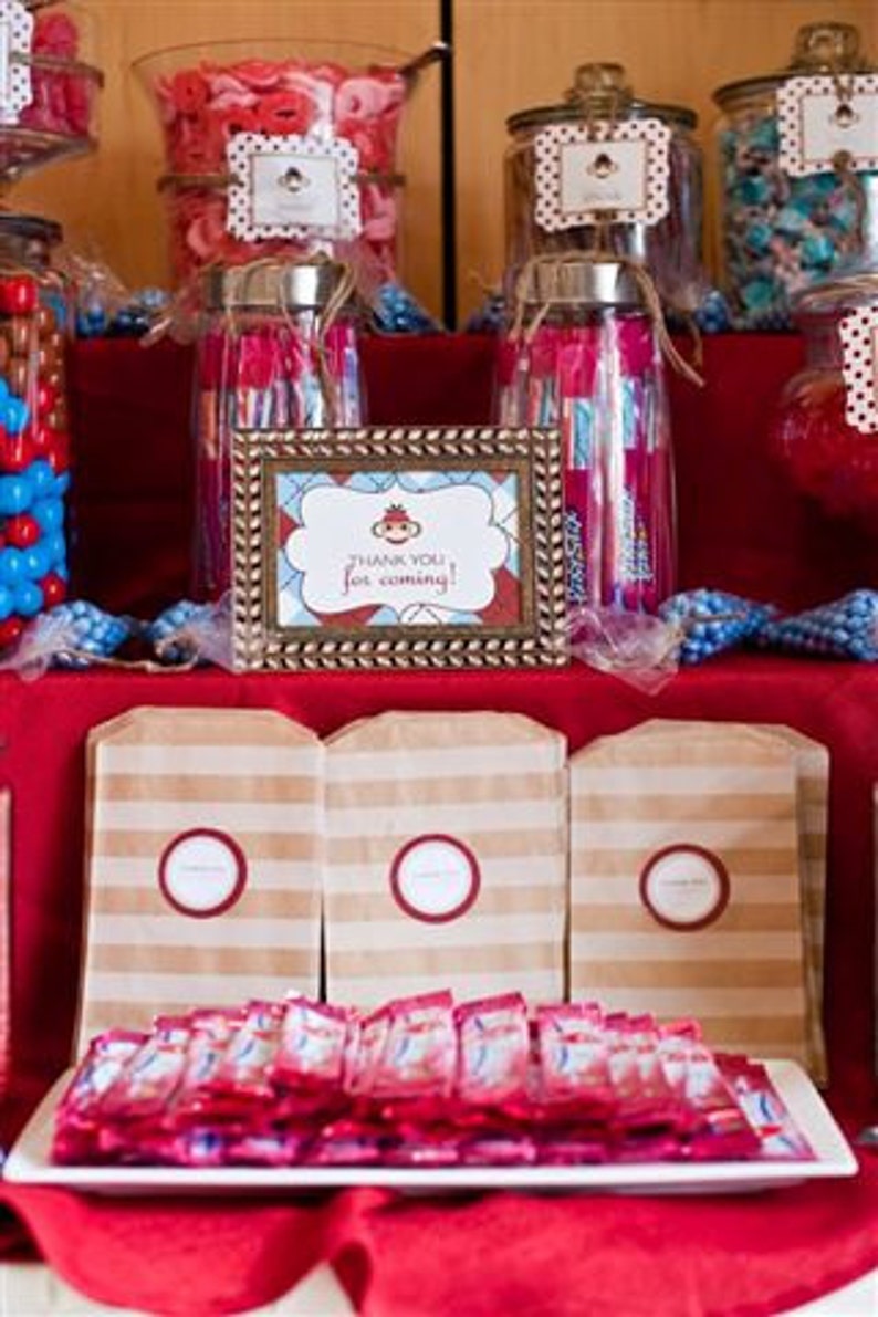 Sock Monkey Party Invitation Pricing includes PRIORITY shipping