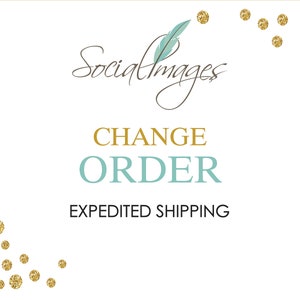 CHANGE ORDER - Shipping ground UPS - 4 days