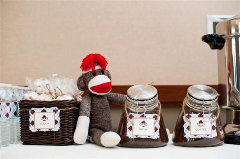 Sock Monkey Party Invitation Pricing includes PRIORITY shipping