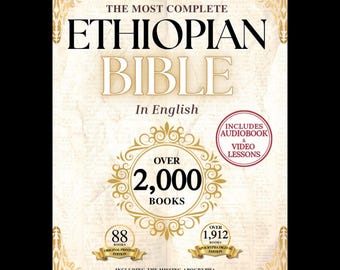 KOMPLETNA BIBLIA ETIOPSKA: 88 ksiąg, w tym brakujące apokryfy (oprawa twarda)