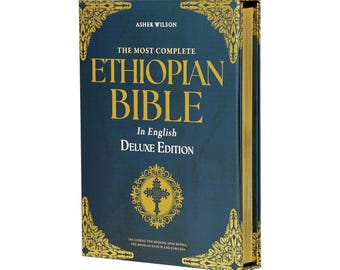 The Most Complete Ethiopian Bible by Asher Wilson, Deluxe Red Letter Edition