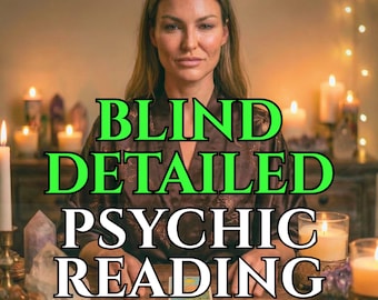 Hetzelfde uur blind lezen zonder vragen, paranormaal lezen, zeer gedetailleerd, spiritueel advies, geen gereedschap