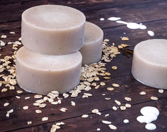 All-Natural Oatmeal, Goat's Milk and Honey Soap - No Fragrance Added
