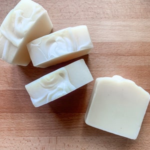 Peppermint Oatmeal Handcrafted Soap, Cold Process, All Natural, Vegan image 1