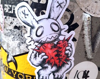 Heartbreak Rabbit sticker