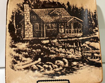 Cabin Lodge Serveerschaal Rustiek Lake House Decor