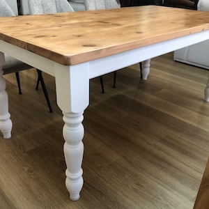 Farmhouse Dining Table And Bench Sets Hand Made Rustic Tables Kitchen Table Dining Room Table