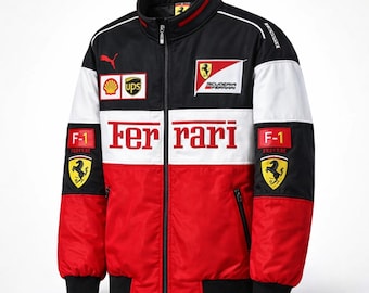 Ferrari F1 Racing Jacke: Motorsport Streetwear Style Scuderia Bomber