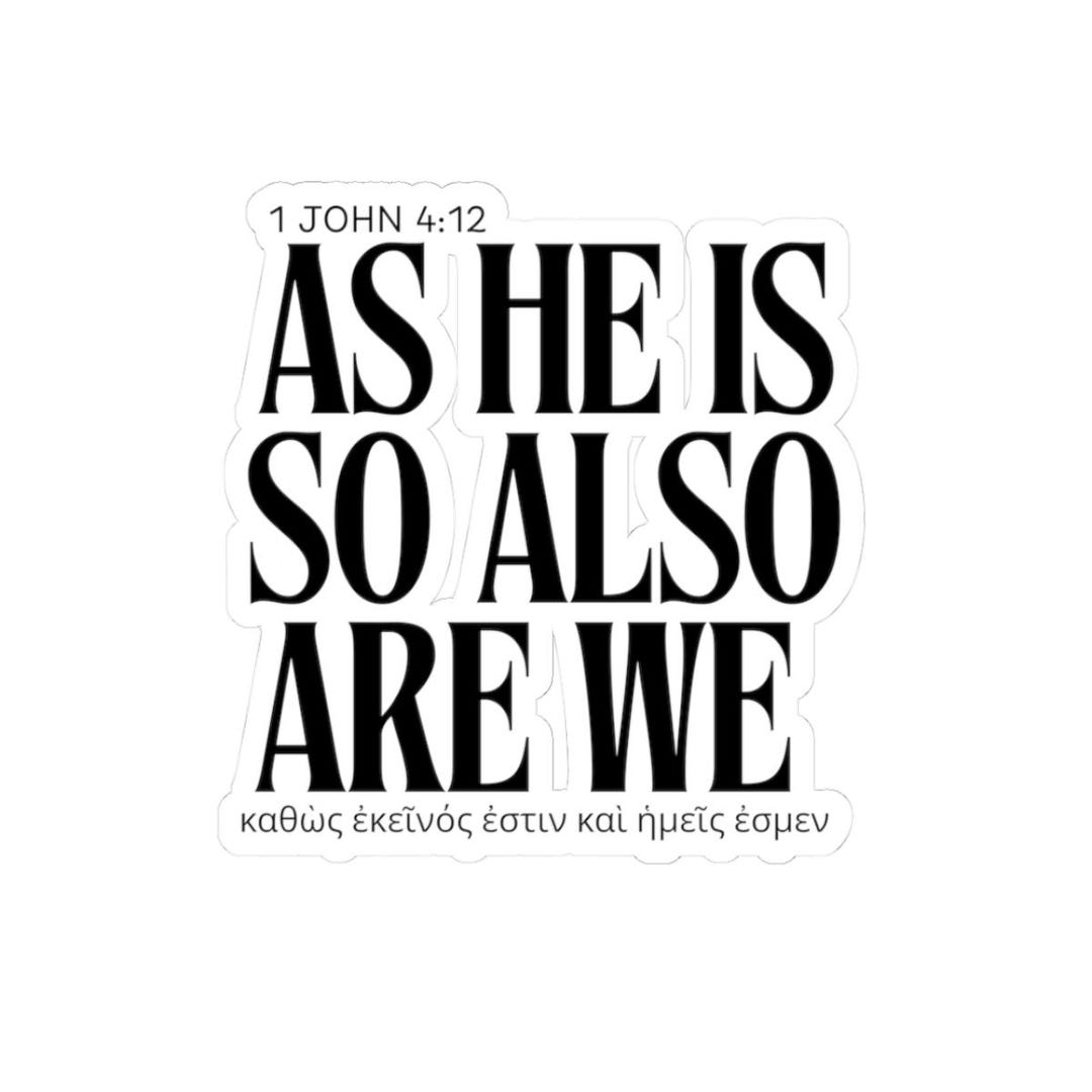 1 John 4:12 Sticker |christian Scripture Sticker|1 John 4 12 Decal ...