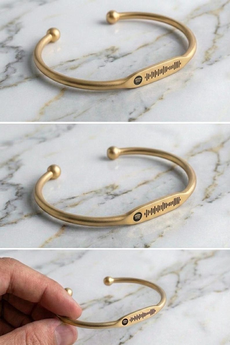 Custom Spotify Code Bracelet Personalized Gift , Custom Gifts image 8