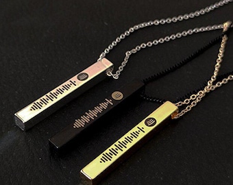 Custom Spotify Code Necklace Personalized Gift , Custom Gifts