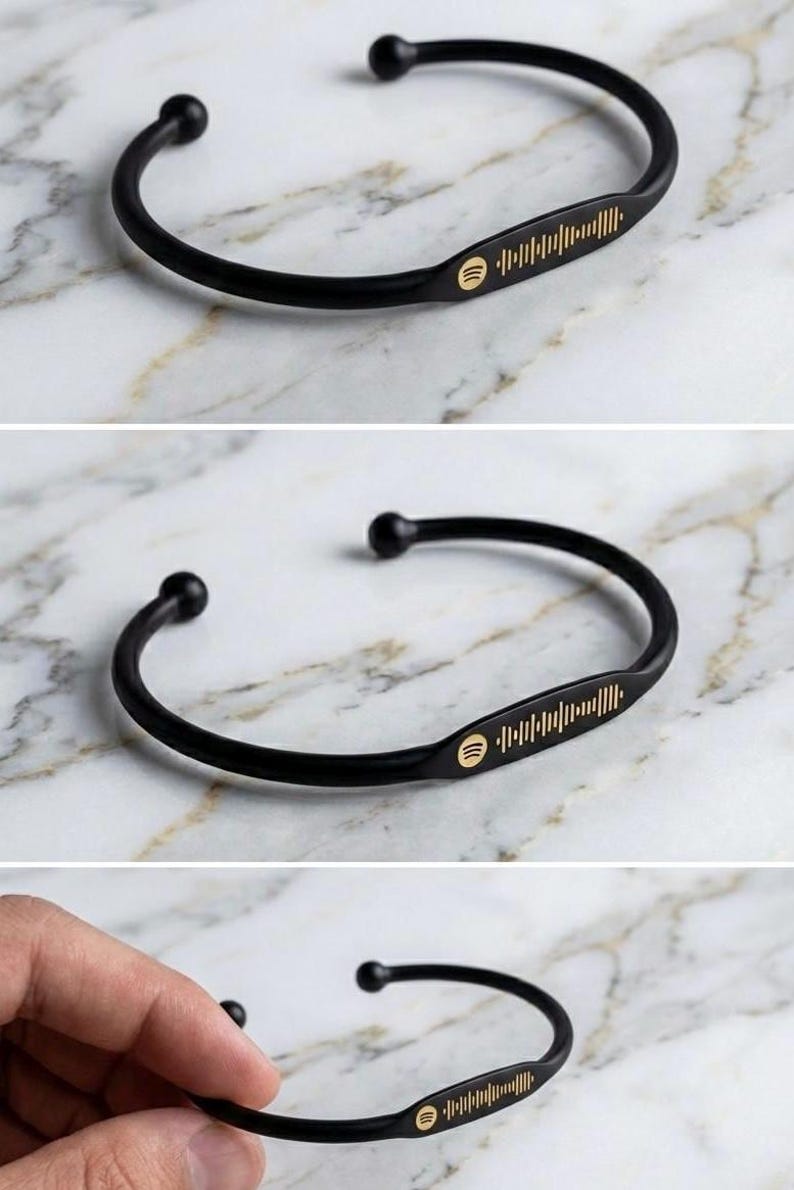 Custom Spotify Code Bracelet Personalized Gift , Custom Gifts image 6