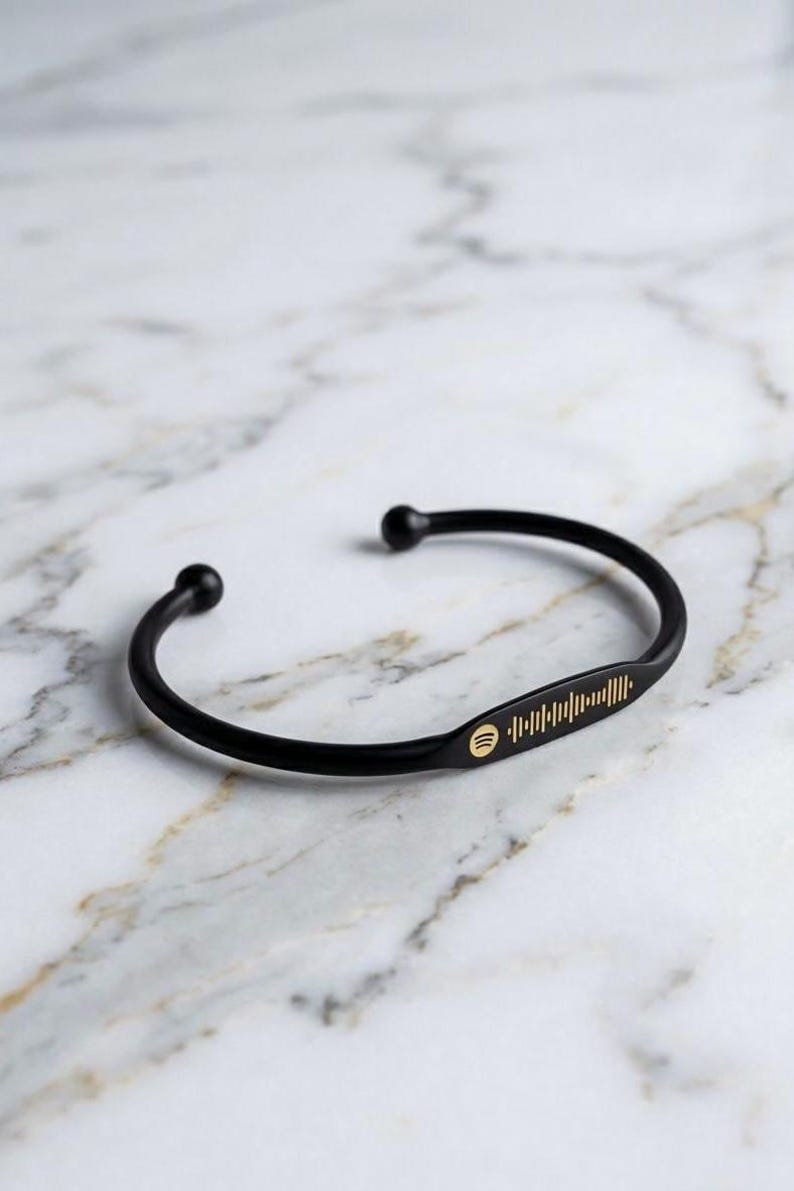 Custom Spotify Code Bracelet Personalized Gift , Custom Gifts image 1