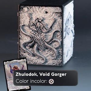 mtg zhulodok commander deck Zhulodok, Void Gorger (Extended Art) from Masters Magic the Gathering Proxy Then do it again.) Pulled a Zhulodok from Magic: