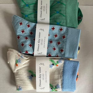 women's summer Lightweight Socks / Dress Socks/ Sneaker Socks/ Flower Socks/ Girl Socks/Crew Socks/New style Spring Summer Cute Socks