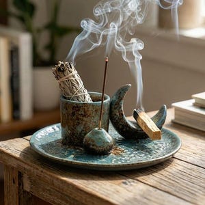 Ceramic Incense Burner - Etsy