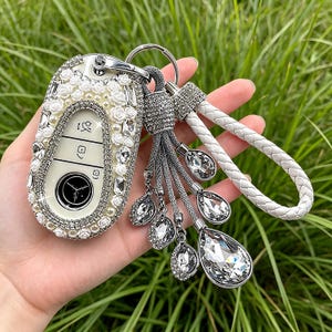 Car Key Cover For Mercedes, Key Fob Case, Key Fob For Mercedes, Key Fob, With Keychain, Handcrafted Protector Case, Birthday Gift