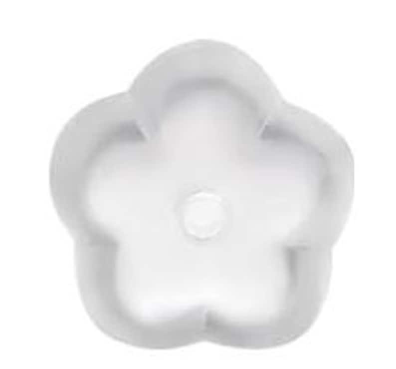 25-500 pairs BULK Clear Rubber Flower Earring Backs, Hypoallergenic Plastic Rubber Replacement, Safety Pad Stopper Nuts, Wholesale Silicone image 2