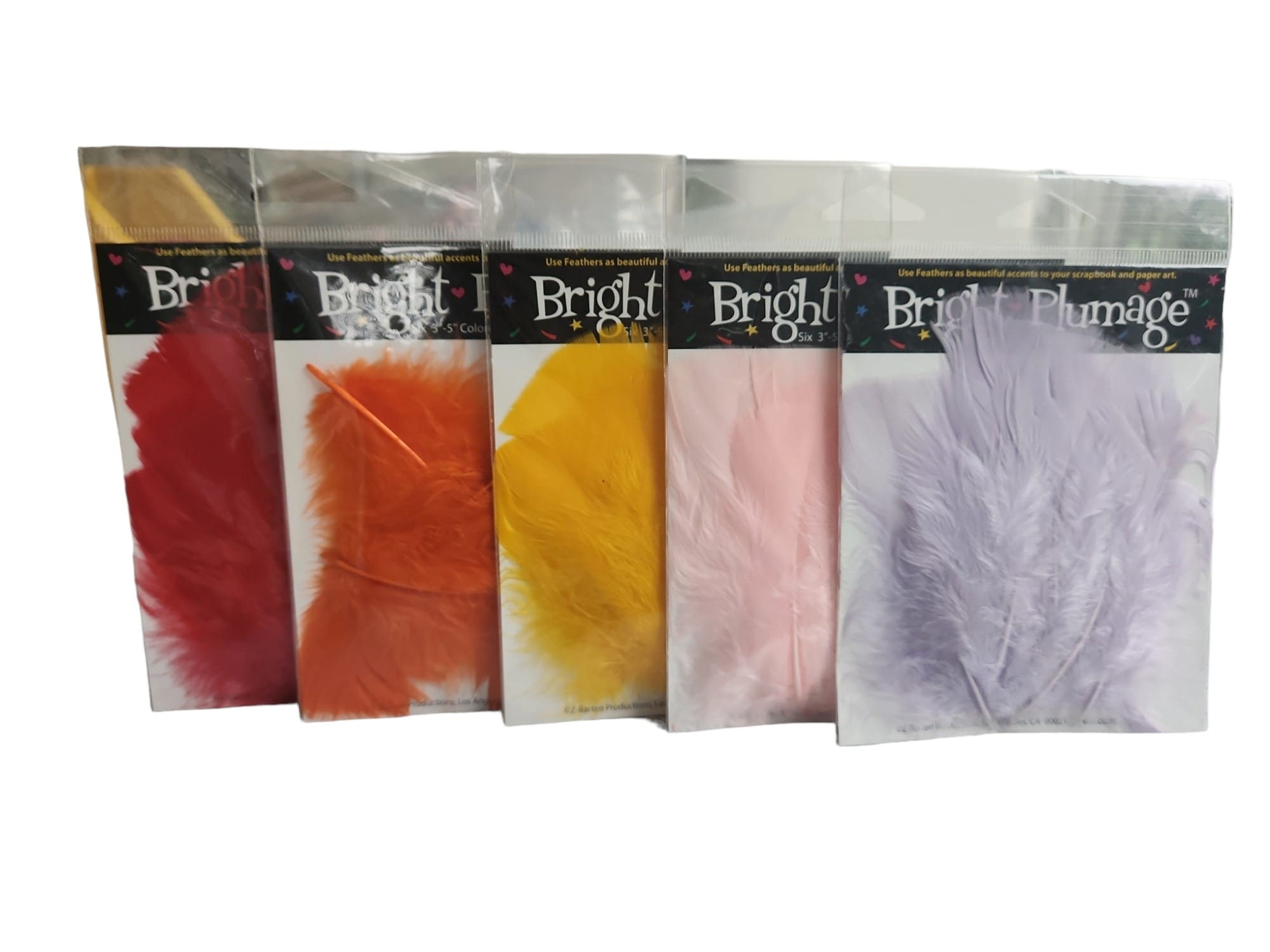 Feather Hair Extension Kit, 6 Multi Colored Tie Dye Long Feathers