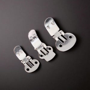 Small, Medium, Large Blank Shoe Clips - Decorate Your Shoes for Special Occasions, Trendy Fashions, DIY Capsule Wardrobes. Pins available