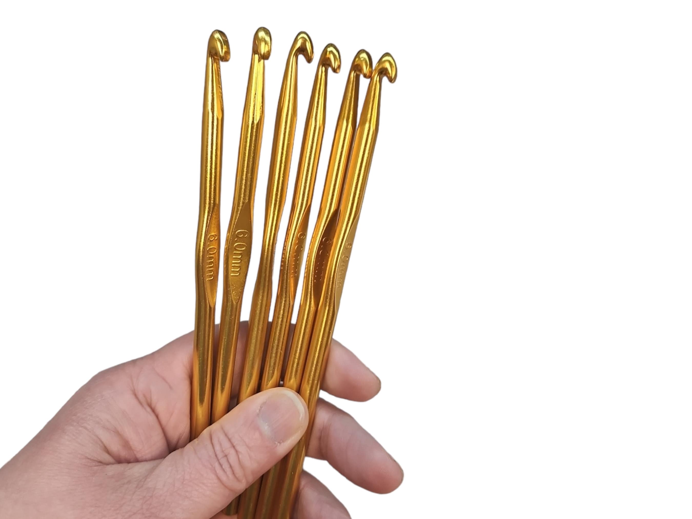 Prym 3.5-8 mm Tunisi Crochet Hooks Set, Natural