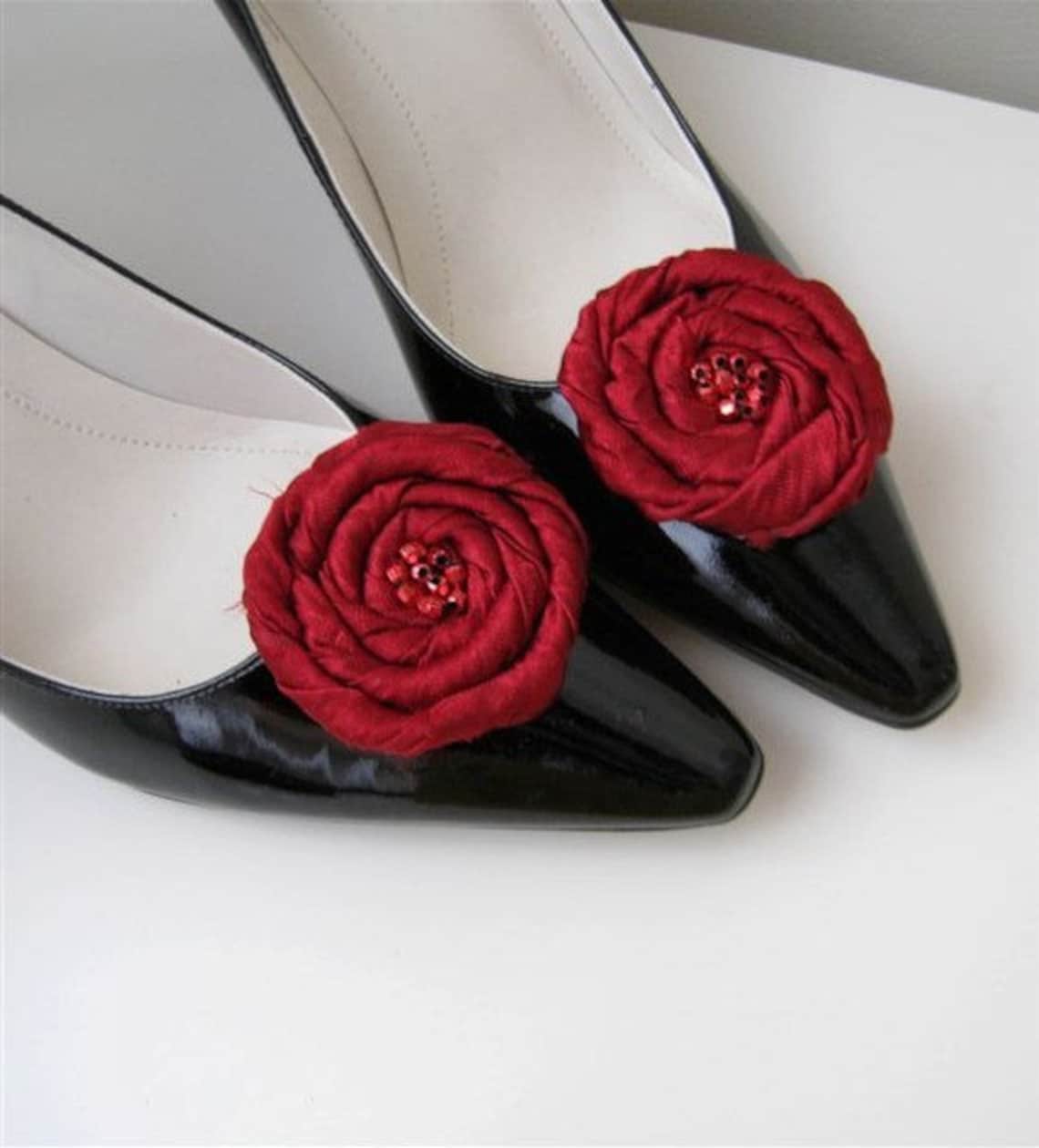 5 Pairs Blank Metal Shoe Clips to Make Your Own Shoeclips Etsy