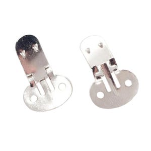 10 pairs Large Blank Shoe Clips