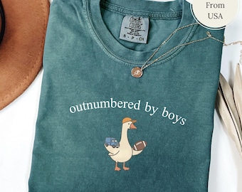 Comfort Colors® Funny Boy Mom Goose Shirt, Boy Mom Shirt, Boy Mama Gift, Boy Mom Mothers Day Gift, Cute Boy Mom Tee