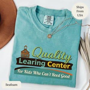 Nick Shirley Quality Learing Center Shirt, Viral Daycare Meme Tee, Comfort Colors Funny Republican Humor Tee, Minnesota Scam Story T-Shirt