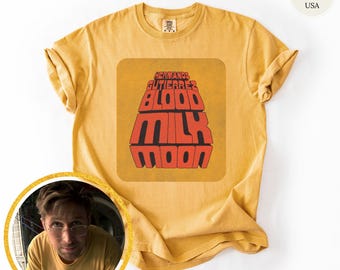 Camiseta divertida de la película Hermanos Gutiérrez Blood Milk Moon, camiseta Comfort Colors para fans del cine