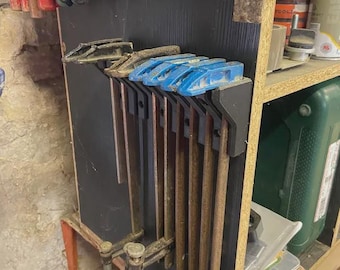 Wall-Mount Clamp Rack | Workshop Clamp Storage