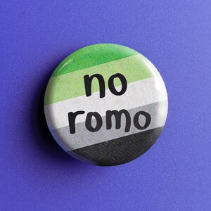 No Romo Aro Pride Button Pin - Etsy